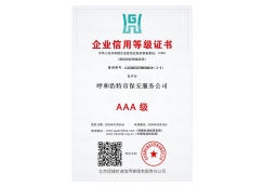 信用等級證書